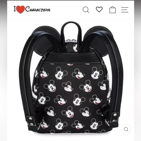 Disney Parks x LoungeFly Mickey Mouse Backpack - Picture 2 of 3